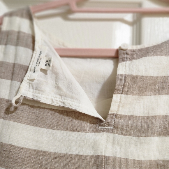 Beachlunchlounge Tan & Cream Shift Dress - Picture 3 of 9